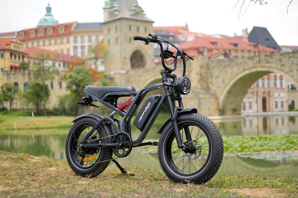electric bicycle adults Viribus BZ1 Step-Thru Bike just need to step forward gently on the pedals Totguard Electric Bike for Adults