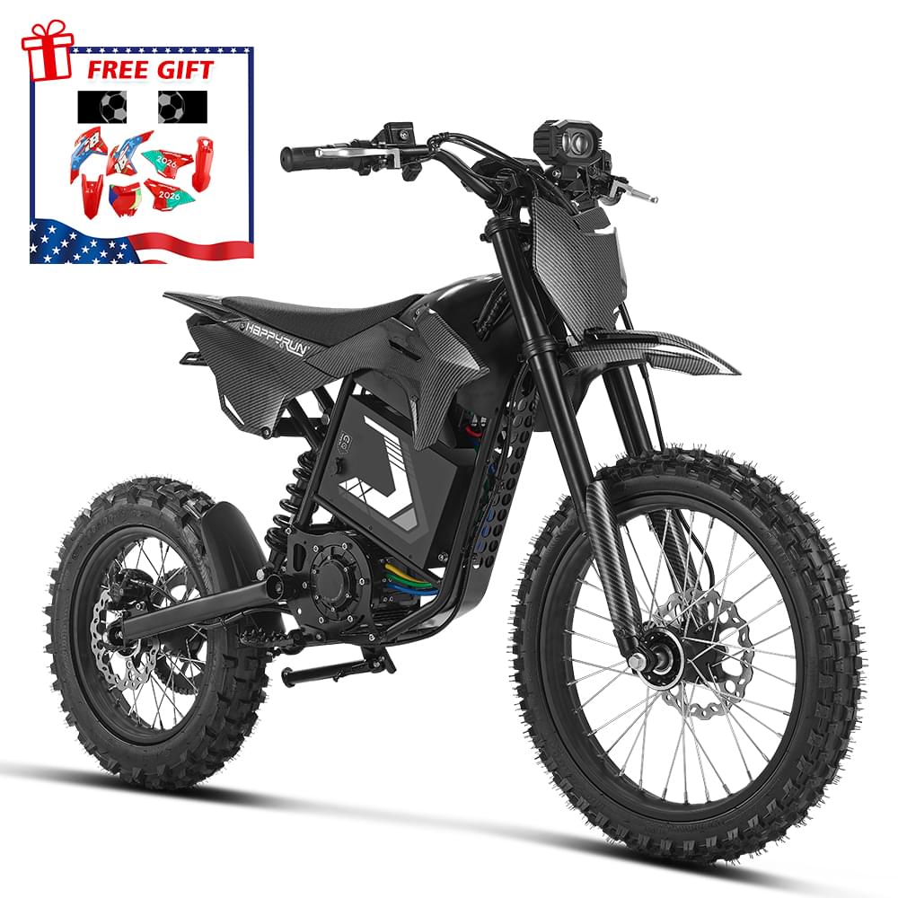 electric dirt bicycle HappyRun F18 2.0 Bike, Black + Helmet(L) 2017 best saltwater spinning craft It’s not just a Weight:10 wt