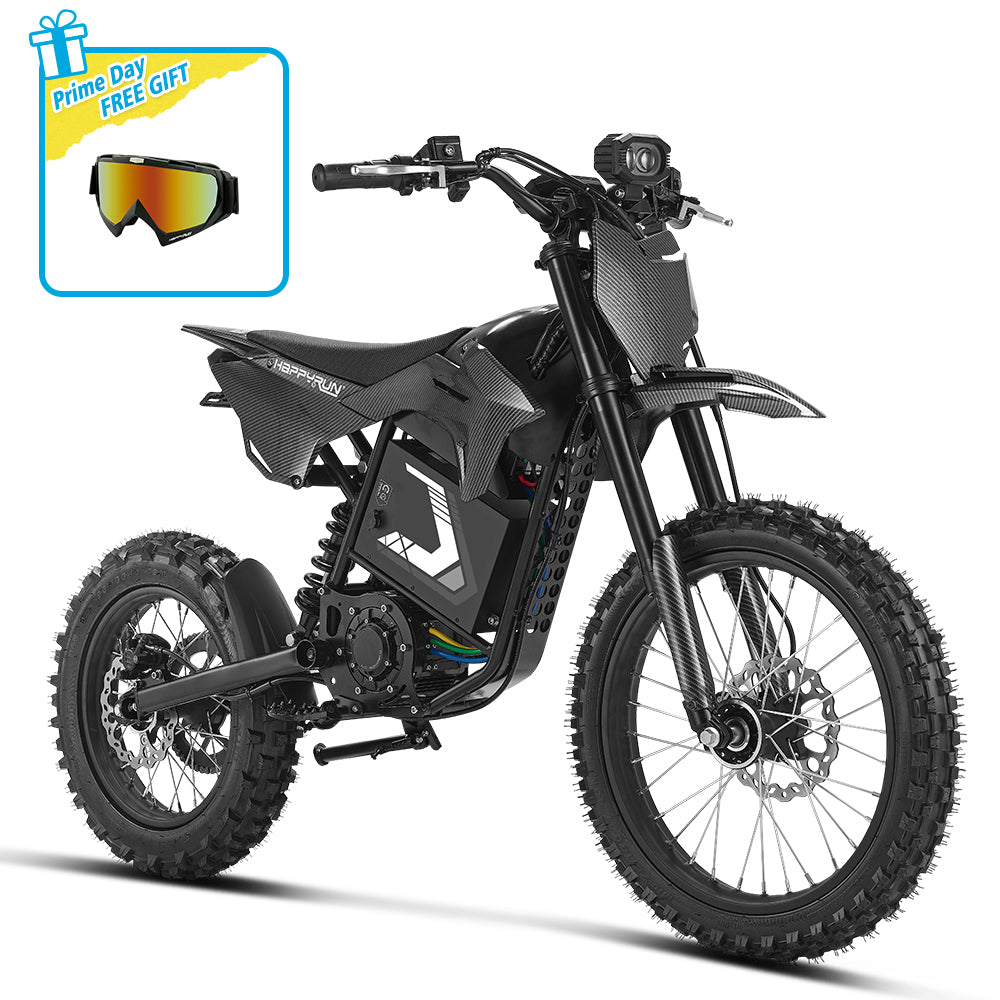 HappyRun F18 2.0 Electric Dirt Bike- - 60V Battery & 46 MPH