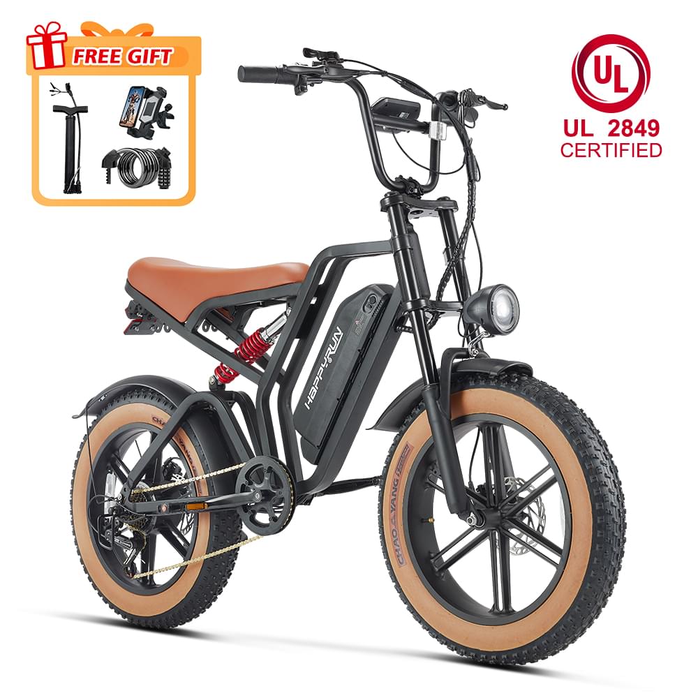 HappyRun Tank G60 Electric Off-Road Fat Tire Moped Bike (SAK48732)