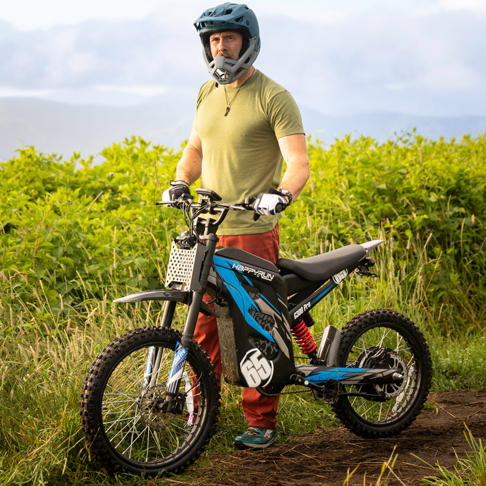 HappyRun 6500W High Performance 50 MPH G300 Pro E-Bike, Best Fast
