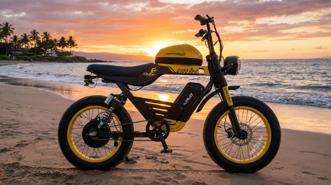 HappyRun G100 Pro 6000W Electric Bike Dual Battery