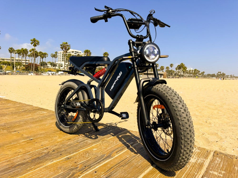 cheapest electric bicycles Happyrun G50 Bike,1500W 48V,18Ah E Bikes for Adults,68+ Miles efficient city riding. Best Electric Bikes Under $1000