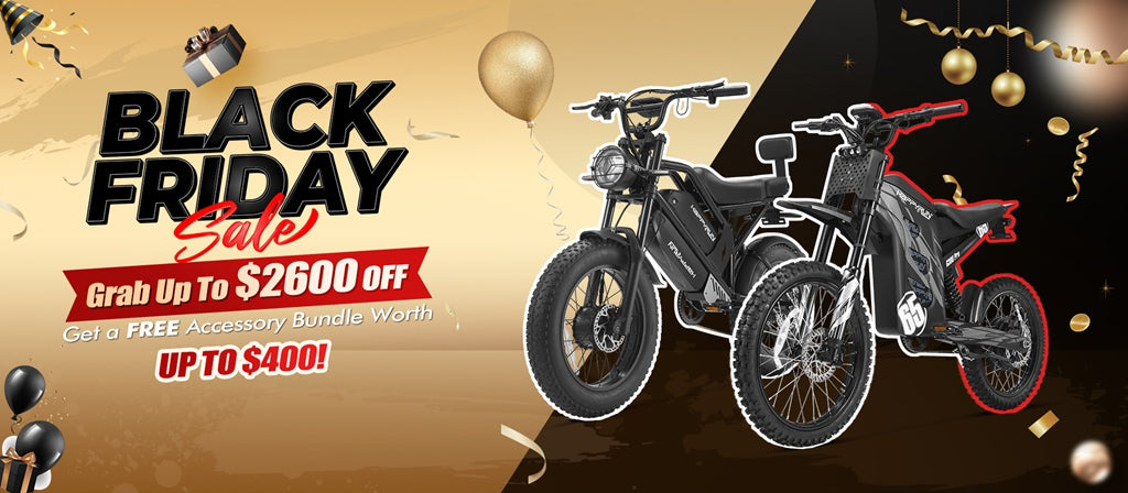 Black Friday 2025: Massive Deals on Happyrun Electric Bikes and Dirt Bikes You Don’t Want to Miss