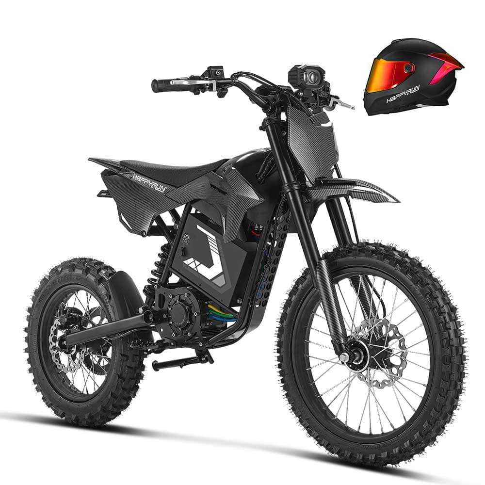 HappyRun F18 2.0 2000W Peak Electric Dirt Bike High-Performance Off-Road Trail Bike
