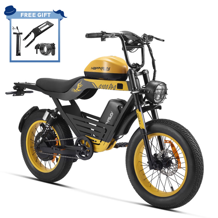 HappyRun G100 Pro 6000W Electric Bike Dual Battery