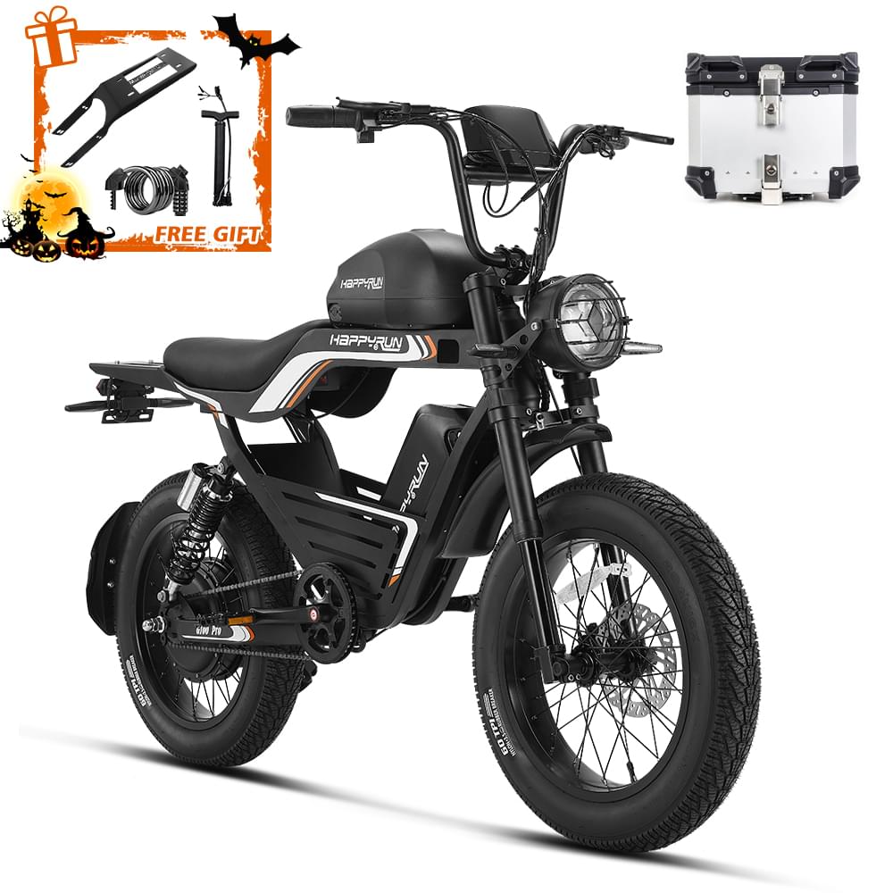 HappyRun G100 Pro 6000W Electric Bike Dual Battery