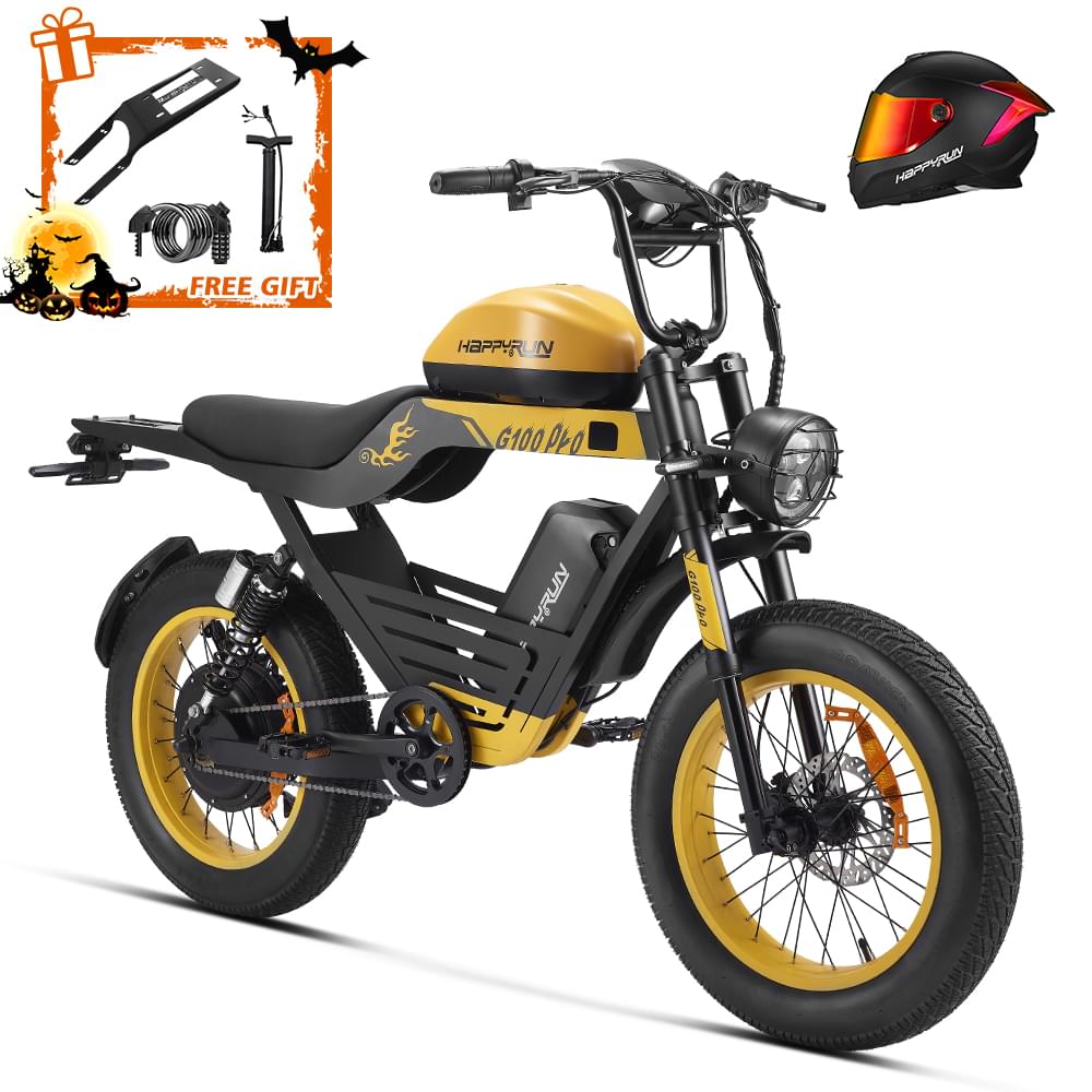 HappyRun G100 Pro 6000W Electric Bike Dual Battery