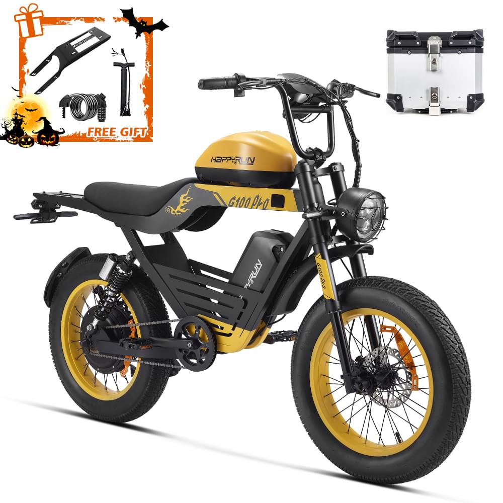 HappyRun G100 Pro 6000W Electric Bike Dual Battery