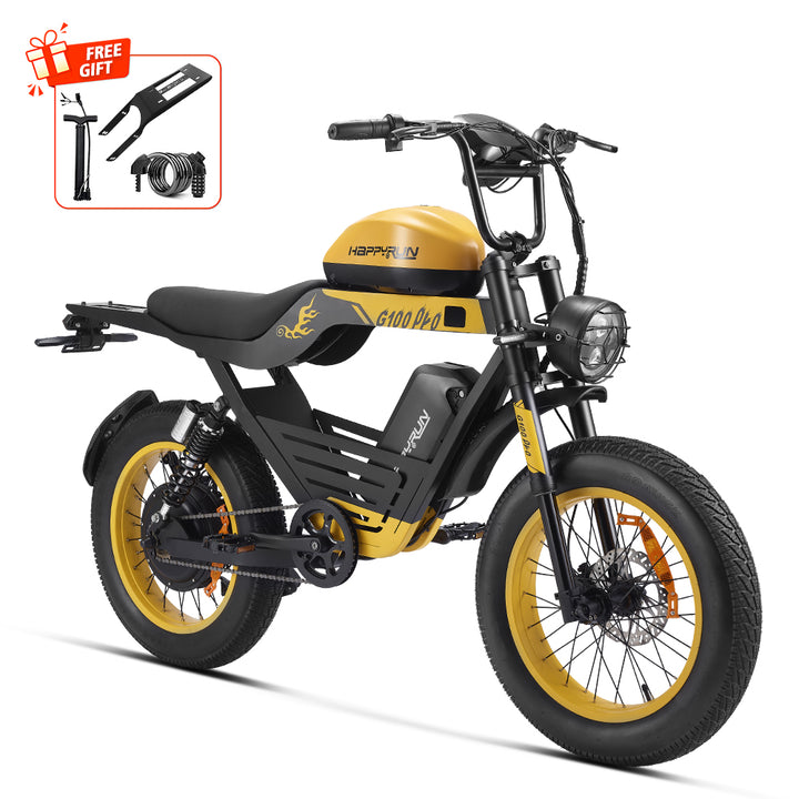 HappyRun G100 Pro 6000W Electric Bike Dual Battery