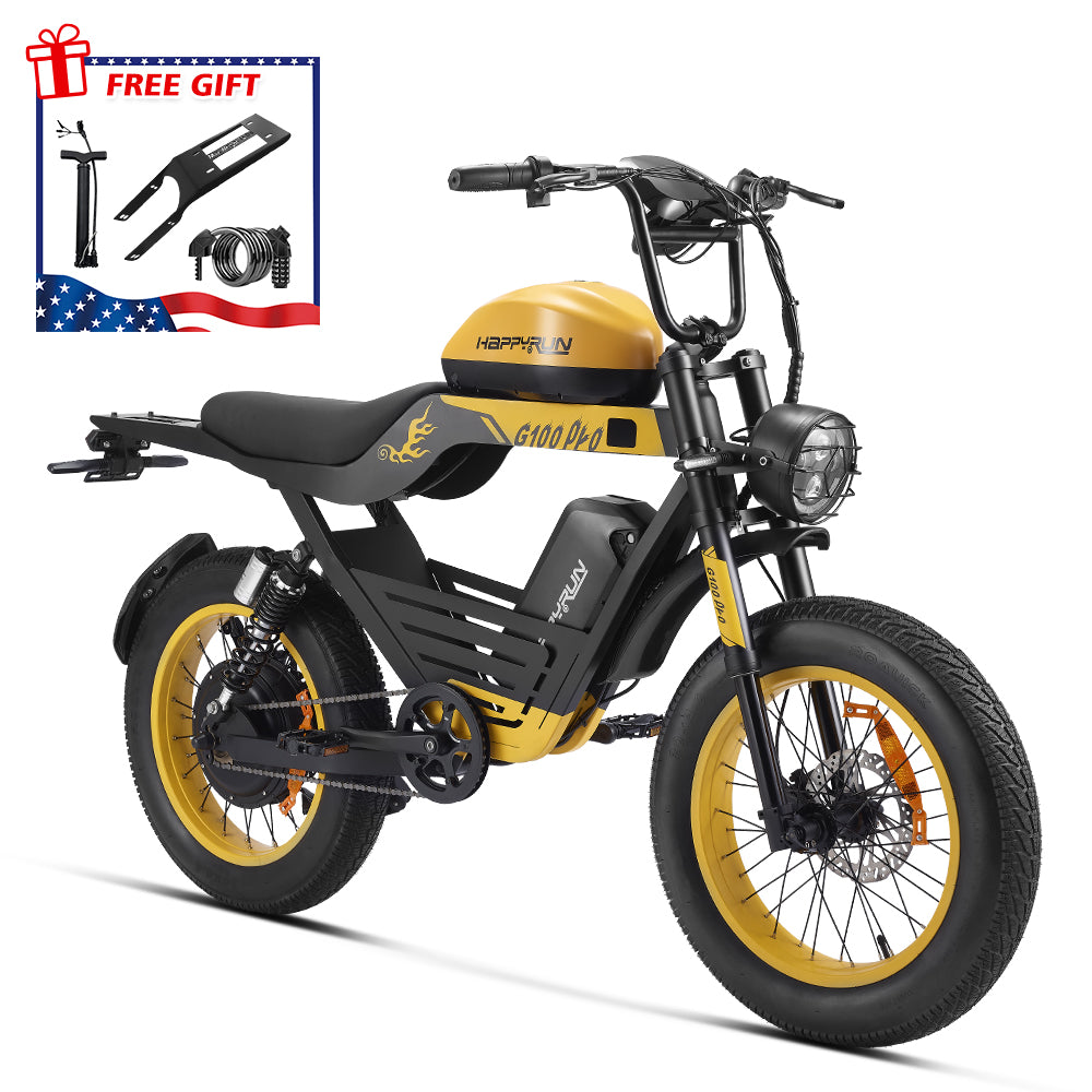 HappyRun G100 Pro 6000W Electric Bike Dual Battery