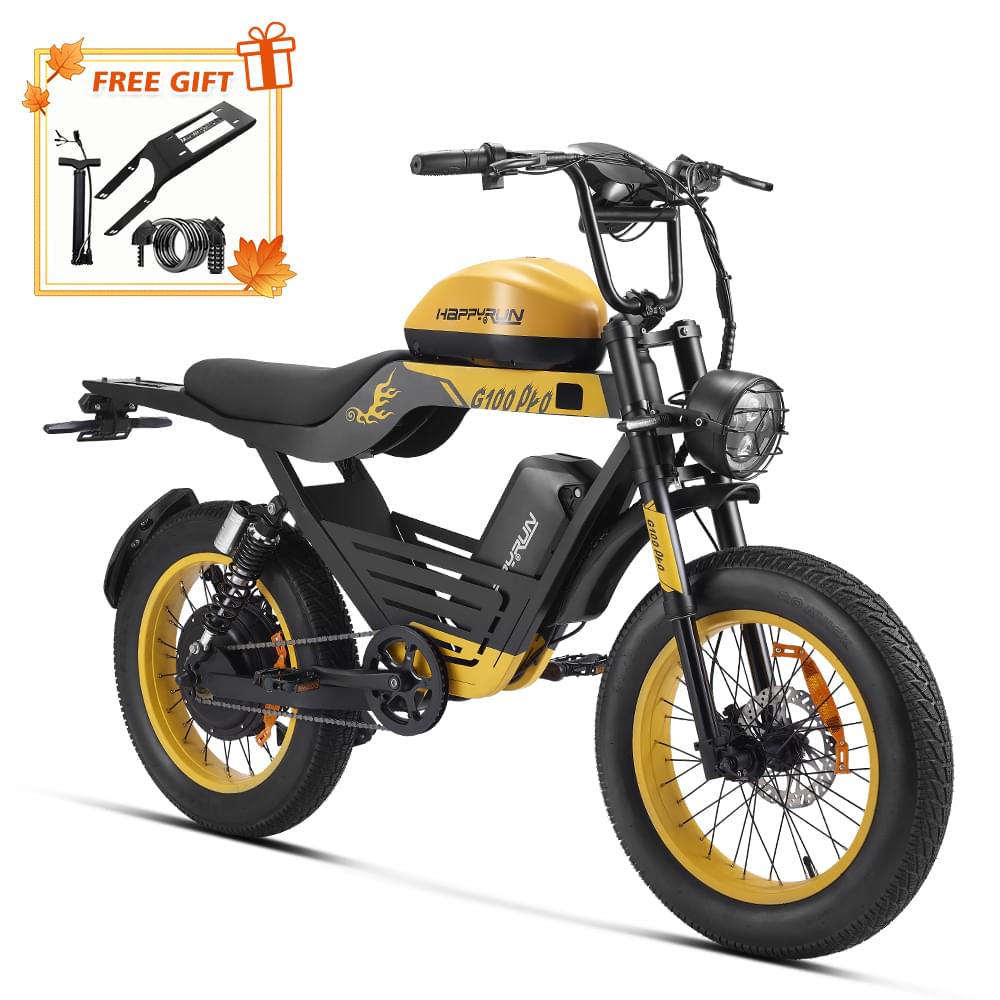 HappyRun G100 Pro 6000W Electric Bike Dual Battery