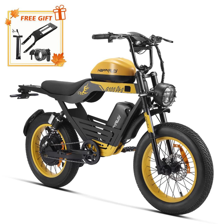 HappyRun G100 Pro 6000W Electric Bike Dual Battery