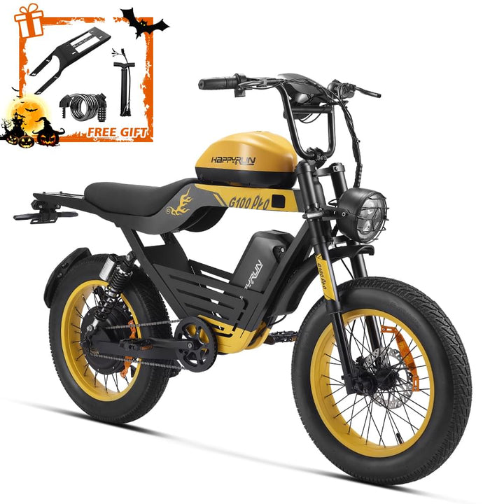 HappyRun G100 Pro 6000W Electric Bike Dual Battery