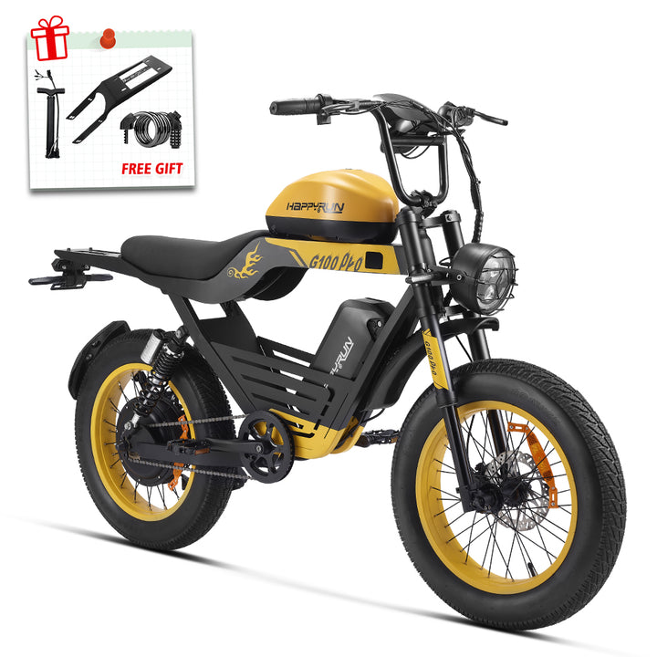 HappyRun G100 Pro 6000W Electric Bike Dual Battery