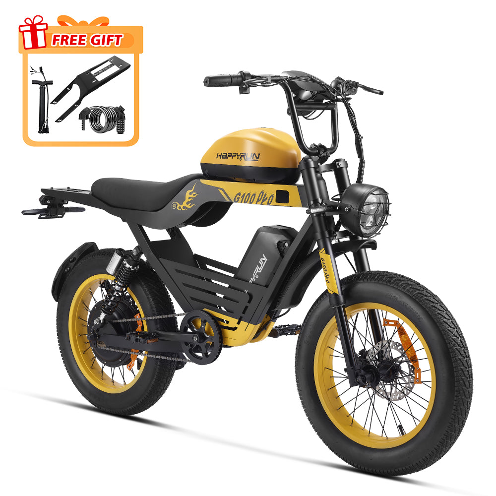 HappyRun G100 Pro 6000W Electric Bike Dual Battery