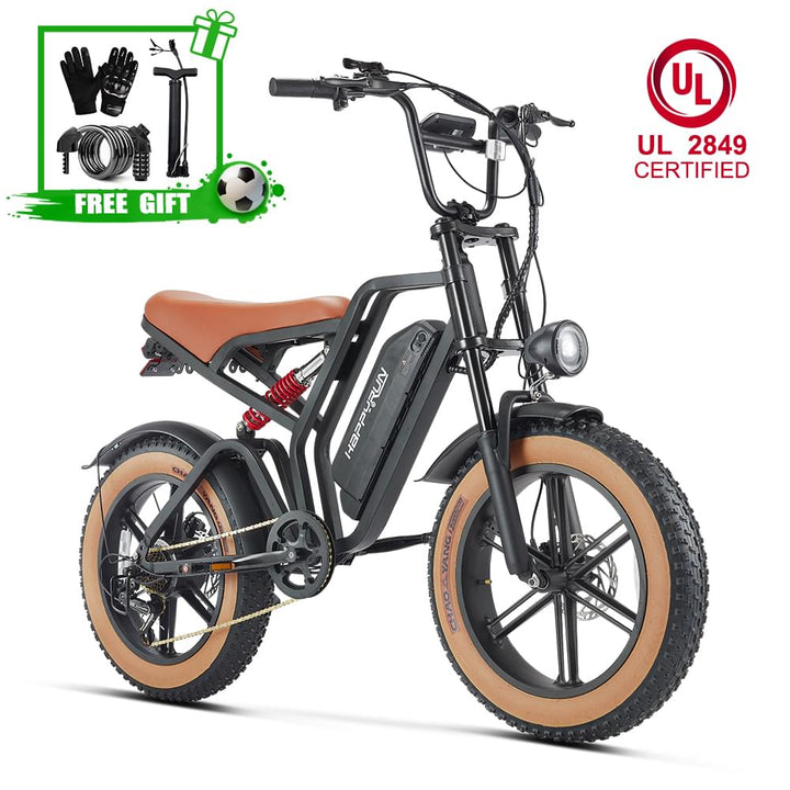 Happyrun Tank G60 UL 2849 Certified Electric Dirt Bike Fat Tire All Terrain