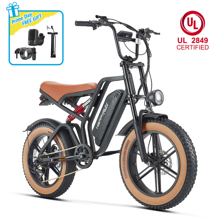 Happyrun Tank G60 UL 2849 Certified Electric Dirt Bike Fat Tire All Terrain