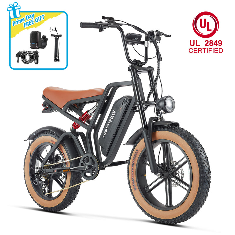 Happyrun Tank G60 UL 2849 Certified Electric Dirt Bike Fat Tire All Terrain