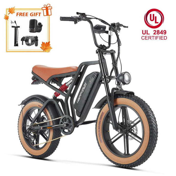 Happyrun Tank G60 UL 2849 Certified Electric Dirt Bike Fat Tire All Terrain