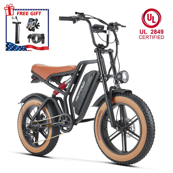 Happyrun Tank G60 UL 2849 Certified Electric Dirt Bike Fat Tire All Terrain