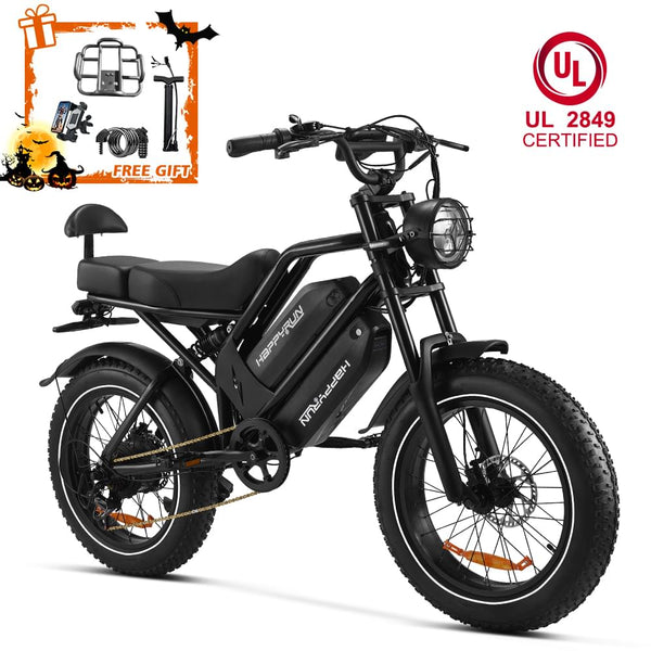 HappyRun G70 UL 2849 Certified Dual Battery Fast Electric Cargo Bike for Sale