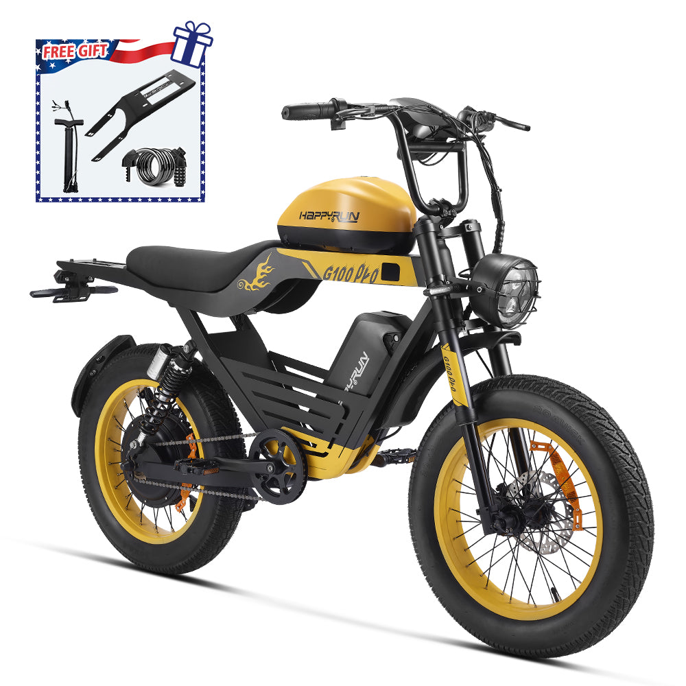 HappyRun G100 Pro 6000W Electric Bike Dual Battery