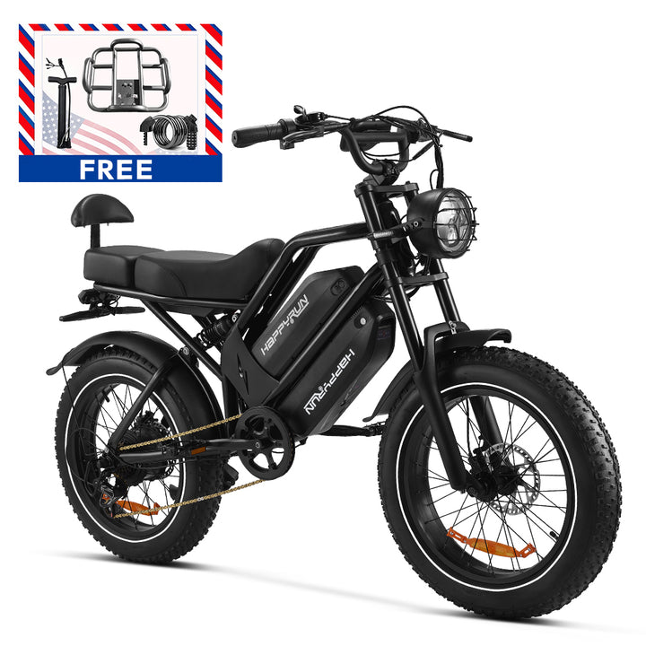 HappyRun G70 2000W Dual Battery Fast Electric Cargo Bike for Sale