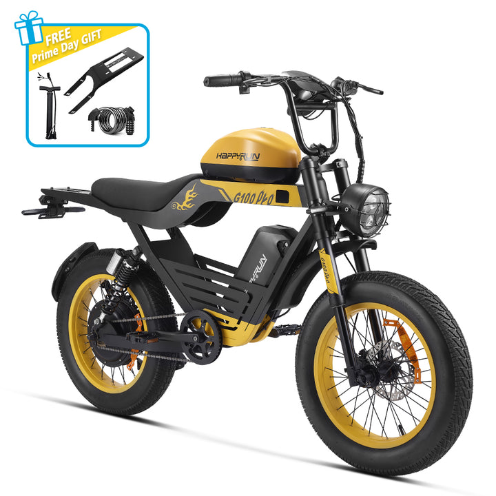 HappyRun G100 Pro 6000W Electric Bike Dual Battery