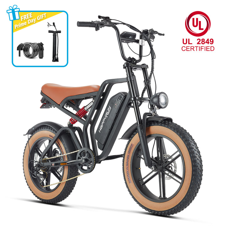Happyrun Tank G60 UL 2849 Certified Electric Dirt Bike Fat Tire All Terrain