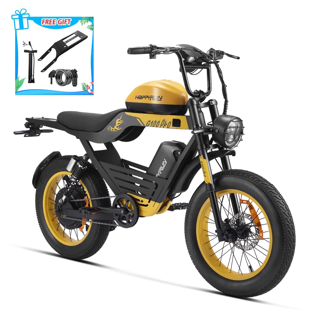 HappyRun G100 Pro 6000W Electric Bike Dual Battery