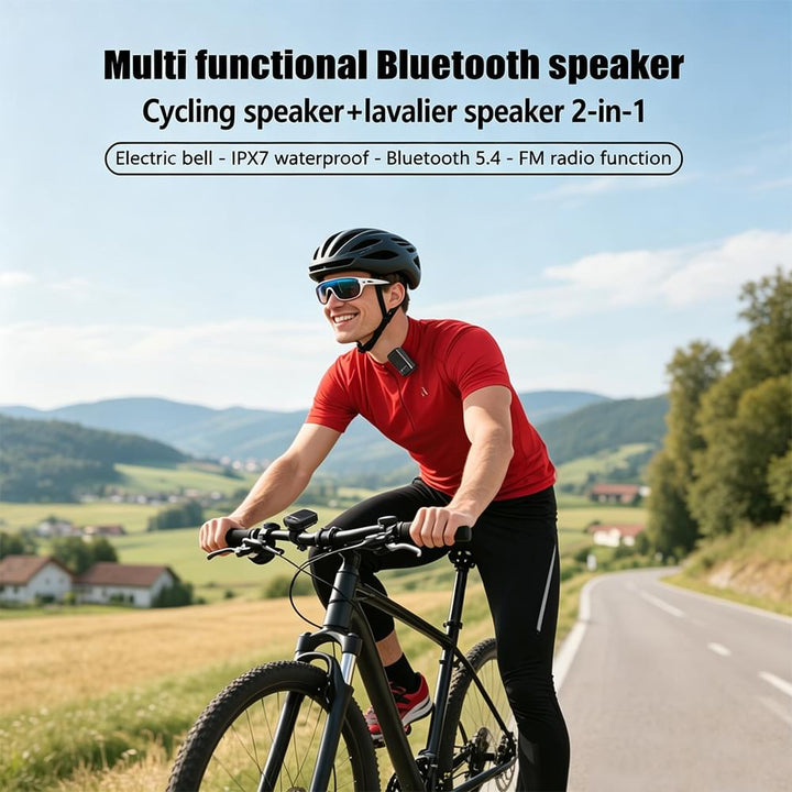 HappyRun Bluetooth Speaker 2-in-1 Wearable & Handlebar