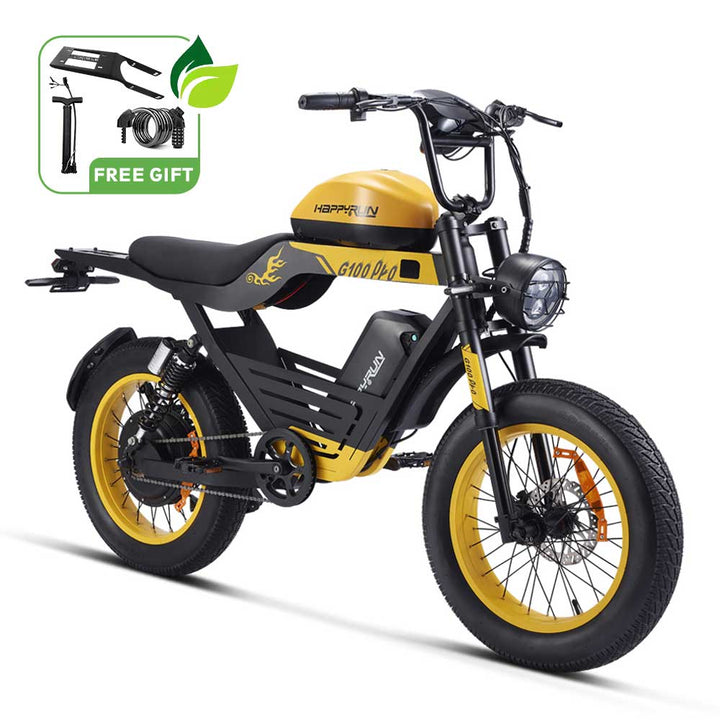 HappyRun G100 Pro 6000W Electric Bike Dual Battery