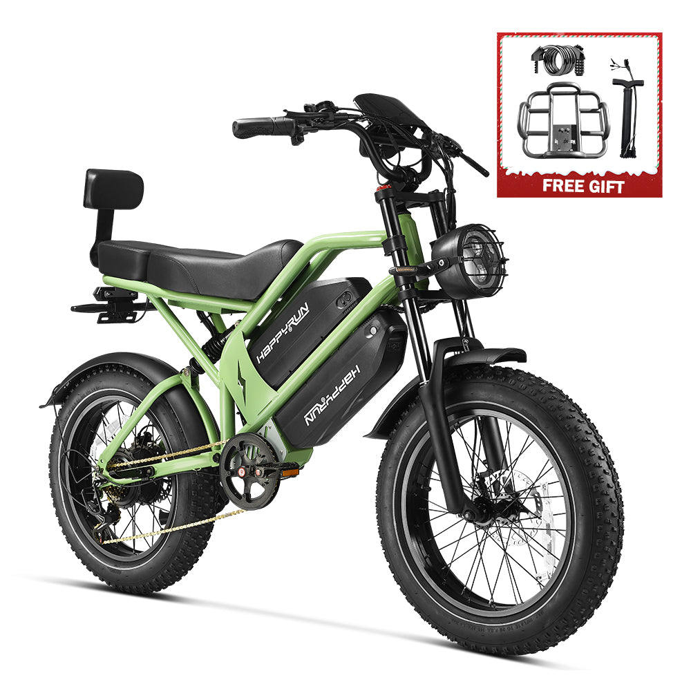 HappyRun G70 2000W Dual Battery Fast Electric Cargo Bike for Sale