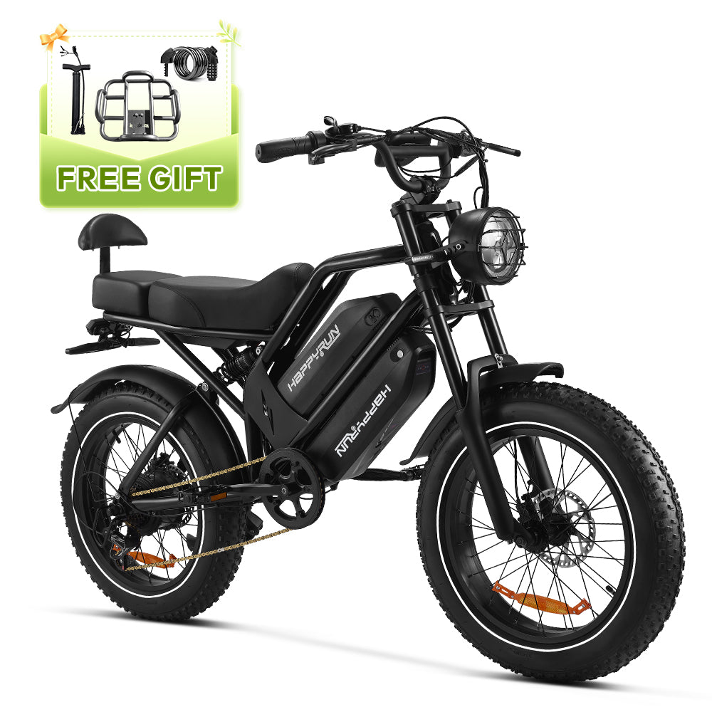 HappyRun G70 2000W Dual Battery Fast Electric Cargo Bike for Sale