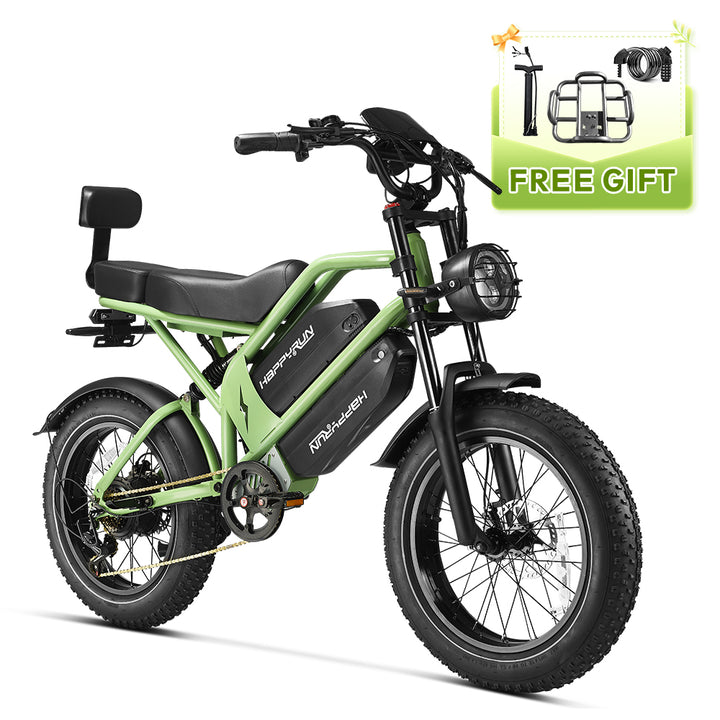 HappyRun G70 2000W Dual Battery Fast Electric Cargo Bike for Sale