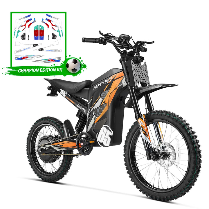 G300 Pro Electric Dirt Bike + Champion Edition Stickers Kit