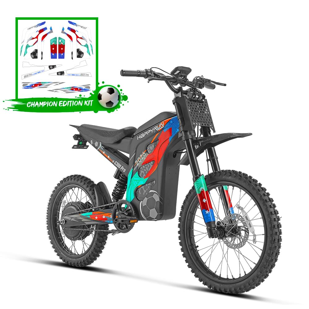 G300 Pro 6500W Peak Power 50 MPH Electric Dirt Bike Blue