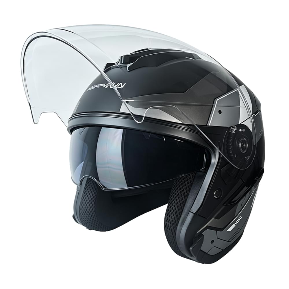 HappyRun Double-lens Dirt Bike Helmet