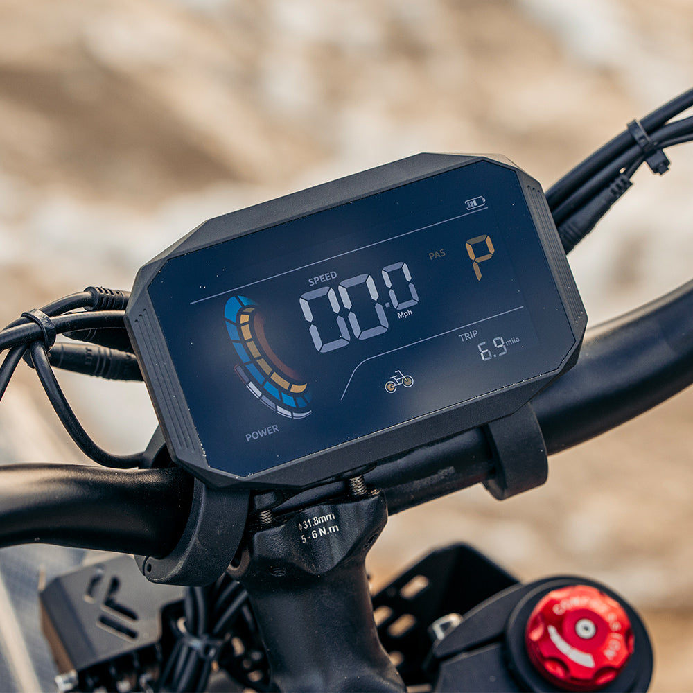 display of HappyRun Electric Dirt Bike G300 Pro