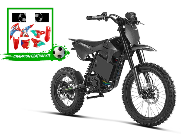 F18 2.0 Electric Dirt Bike + Champion Edition Plastics Kit Hover