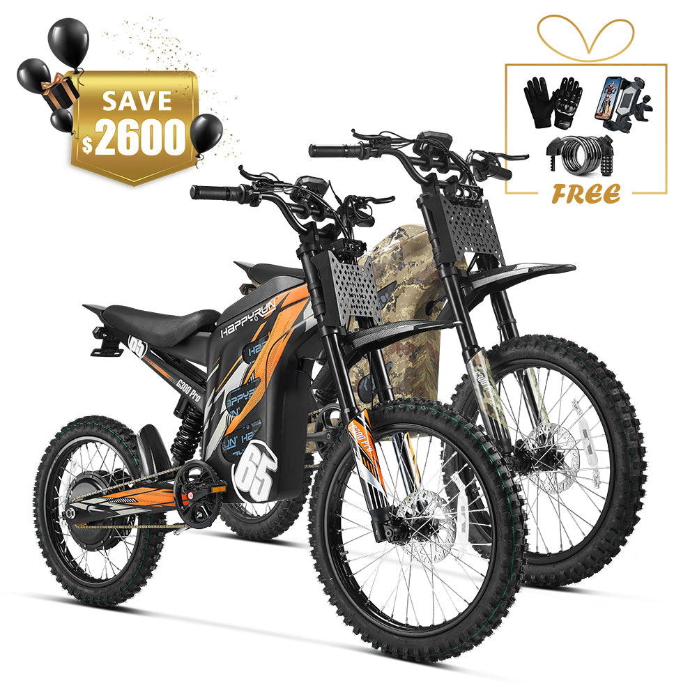 Combo Sale HappyRun Dirt Bike G300 Pro