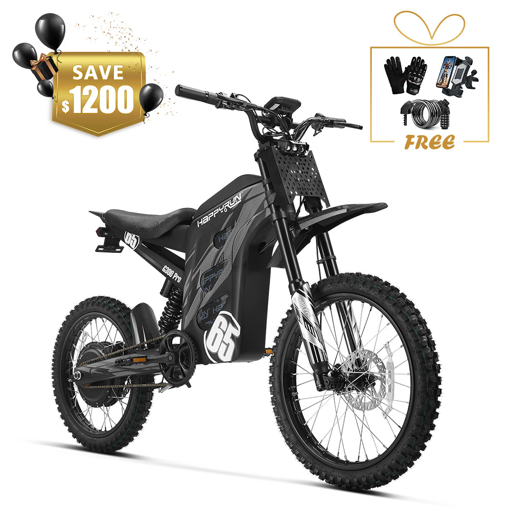 HappyRun 6500W Electric Dirt Bike G300 Pro 2025 New