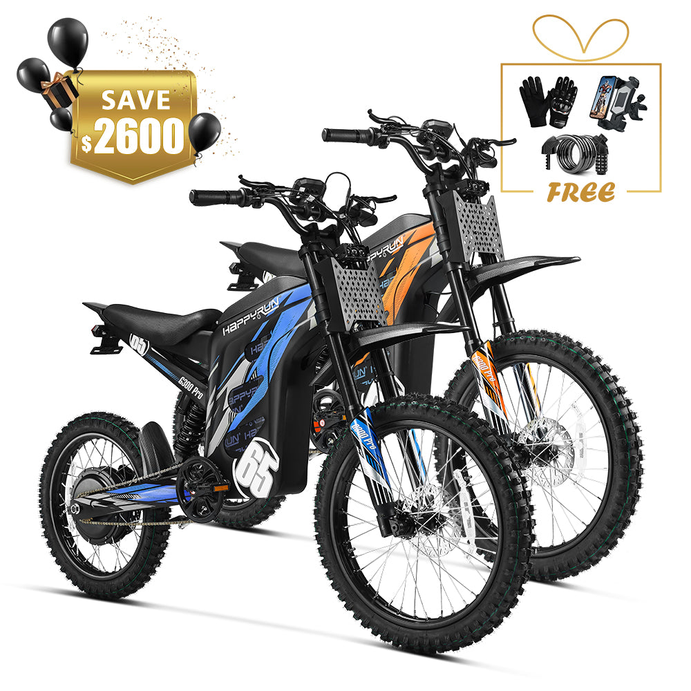 Combo Sale HappyRun Dirt Bike G300 Pro