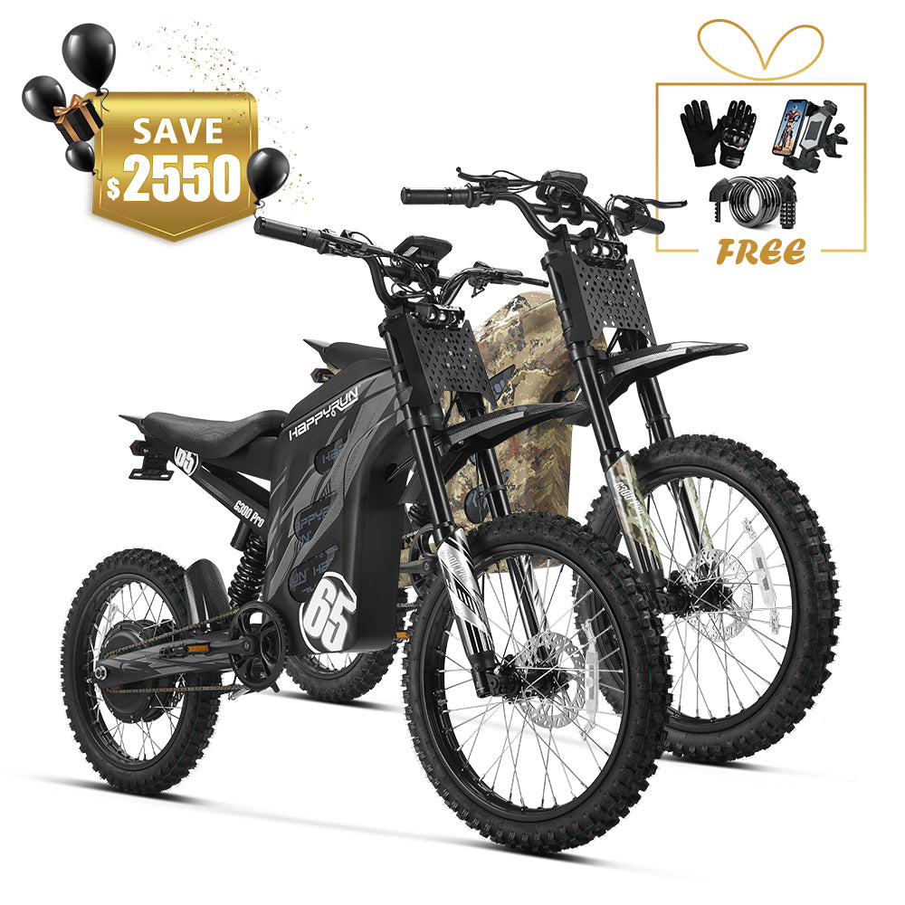 Combo Sale HappyRun Dirt Bike G300 Pro
