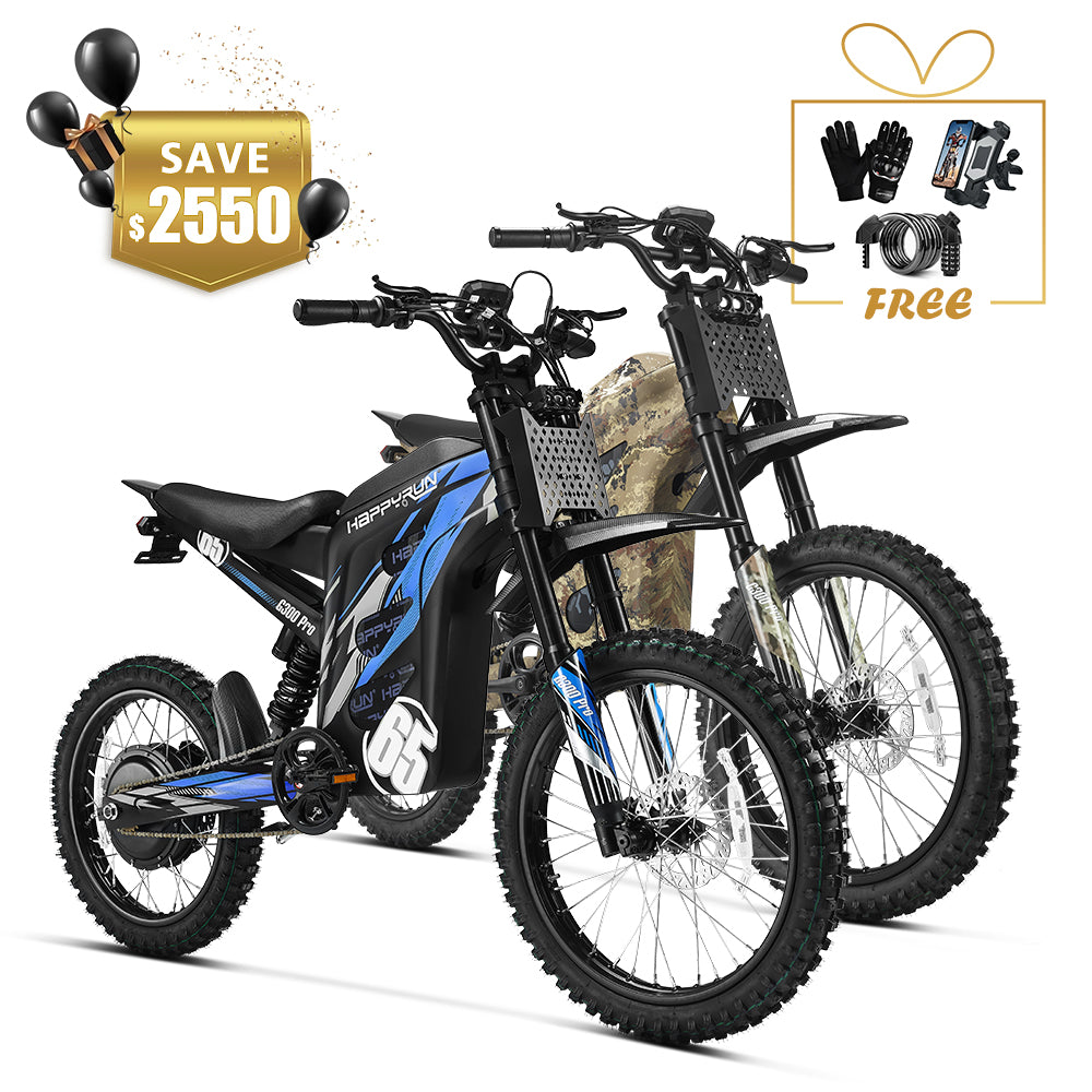Combo Sale HappyRun Dirt Bike G300 Pro