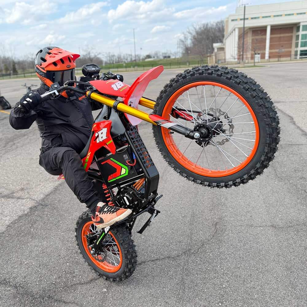HappyRun F18 Mid-Drive Electric Dirt Bike Thumbnail 2