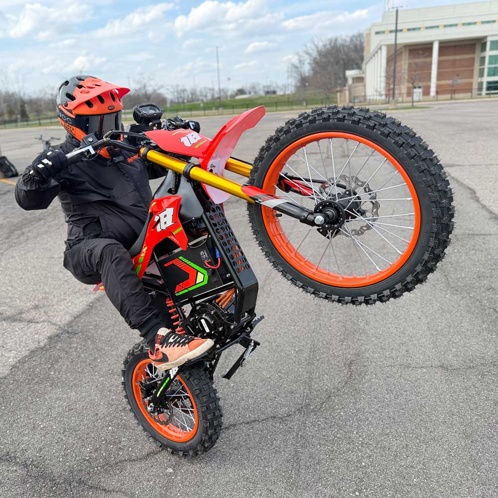 HappyRun F18 Long-Range 60-Mile Electric Trail Bike