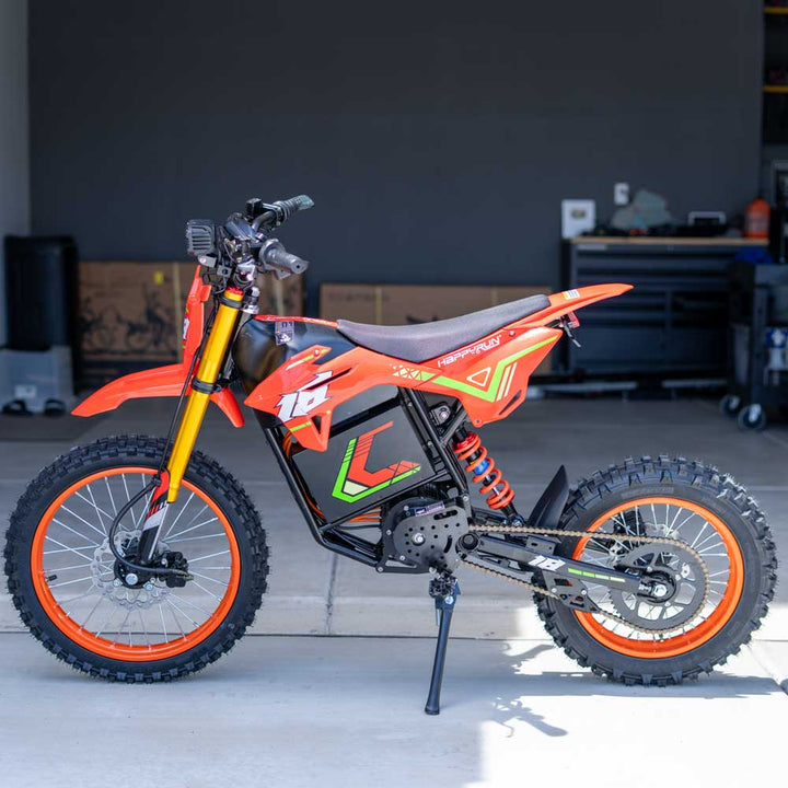 HappyRun F18 Long-Range 60-Mile Electric Trail Bike