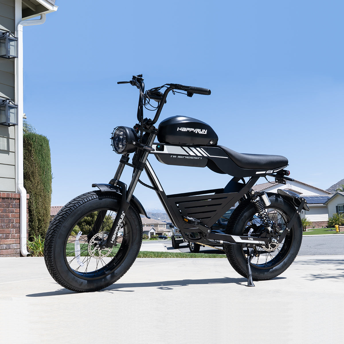 HappyRun G100 Electric Bike with 2000W Dual Battery Long Range